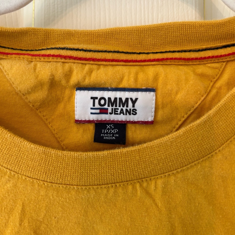 Tommy Jeans Mustard Yellow T-Shirt - Picture 3 of 3